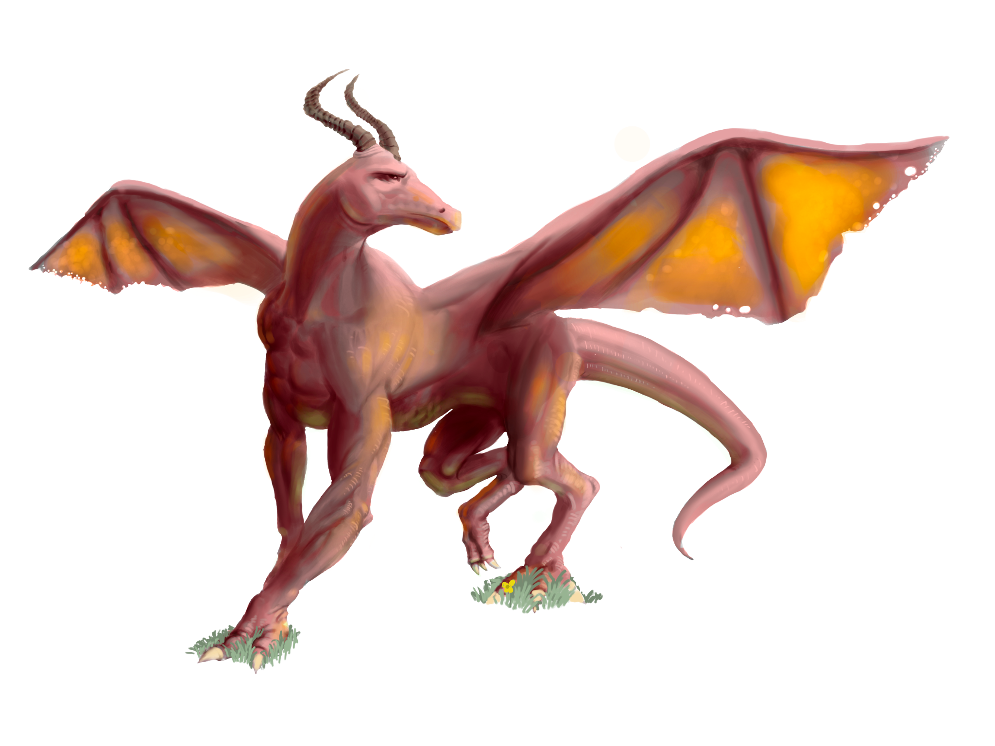 The dragon of Sweet River, artwork by David Taylor, age 18